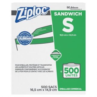 Ziploc® Sandwich Bag, Case Of 500
