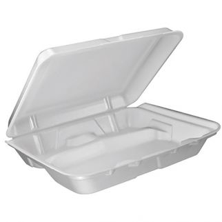 Dart Foam Hinged Container Large 200 / Cs