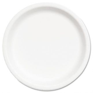 Skilcraft Paper Plates, 6 Dia, 0.5 Deep, White, Pack Of 1,000