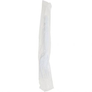 Dixie® Medium Weight Polystyrene Individually Wrapped Disposable Fork (1000/Box)