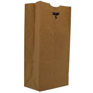 Duro Brown Recycled Grocery Bag With Kraft Case Of 500