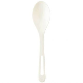 World Centric Tpla Compostable Cutlery, Spoon, 6", White, Case Of 1000