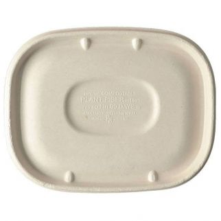 World Centric Fiber Lid For Fiber Container,8.9x6.9x0.4, Natural,case Of 400