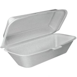 Dart Hoagie 1-Compartment Hinged Containers W/ Removable Lid (500-Case)