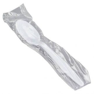 Prime Source Medium-Weight Wrapped White Teaspoon Case Of 1000