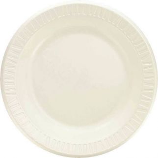 Dart 10.25 In. White Laminated Quiet Classic Plate (500-Case)