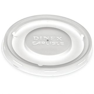 Dinex International Dx3000 8 Oz. Mug And Dx3200 5 Oz. Bowl 3.5 In. Translucent Lid
