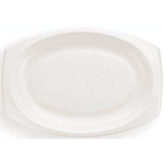 9 In. White Laminated Quiet Classic Platter (500-Case)