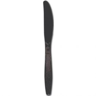 Black Heavy Weight Polystyrene Bulk Knife (1000-Case)