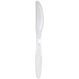 Clear Heavy Weight Polystyrene Bulk Knife (1000-Case)