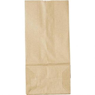 35 Lb Kraft Paper Bag 5-1/4"X 3-7/16"X 10-15/16 Package Of 500