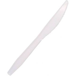 Primesource White Medium Weight Polypropylene Wrapped Knife (1000-Case)