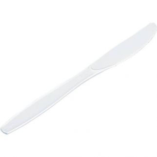 Dixie® Heavyweight Polystyrene White Knives (1000/Case)
