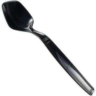 Max Packaging Black Wrapped Serving Spoons