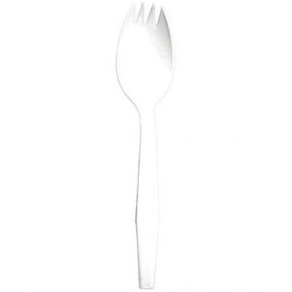 Nutri-Bon Spork Medium Weight White Bulk