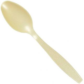Max Packaging Beige Extra Heavyweight Bulk Spoons