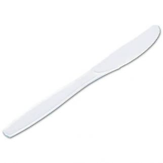 Prime Source Heavy-Duty White Plastic Knife Case Of 1000