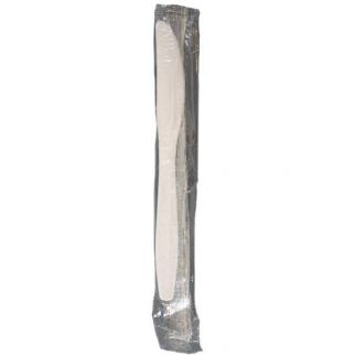 White Heavy Weight Polystyrene Wrapped Knife (1000-Case)