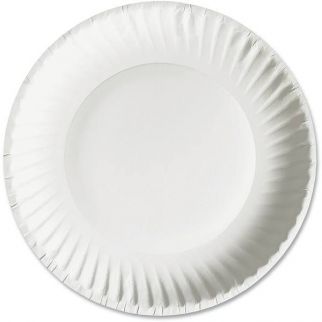 Ajm Packaging Green Label Economy Paper Plates (1000-Case)
