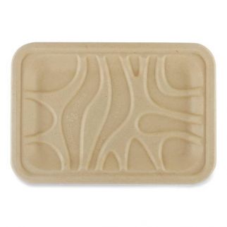 World Centric Fiber Trays 5.7 X 8.2 X 0.6 Case Of 500