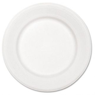 Chinet® White Paper Round Dinnerware Plate 10-1/2" Pack Of 500