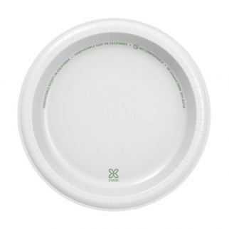 Dixie® Basic™ 8.5" White Paper Plates (500/Case)
