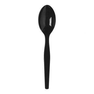 Dixie® Smartstock Medium Weight Spoon Refill, Polystyrene - Black (960/Case)